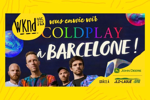 Allez voir Coldplay à Barcelone! 