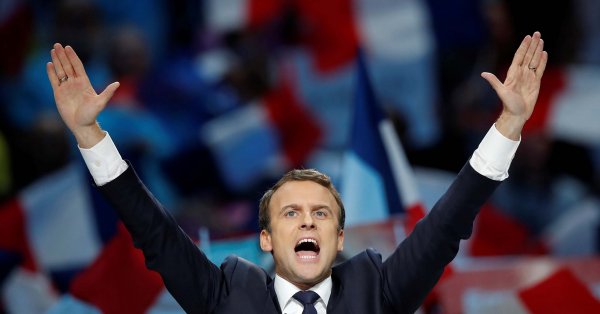 Macron sort gagnant