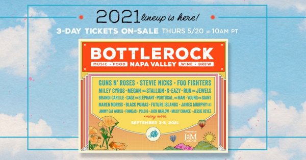 BottleRock 2021 : Le festival qui nous fait rêver